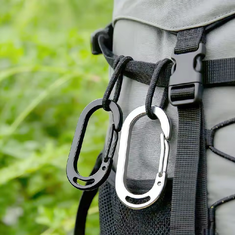 Outdoor Camping Backpack - 3-5 قطع مشبك زنبركي من الفولاذ