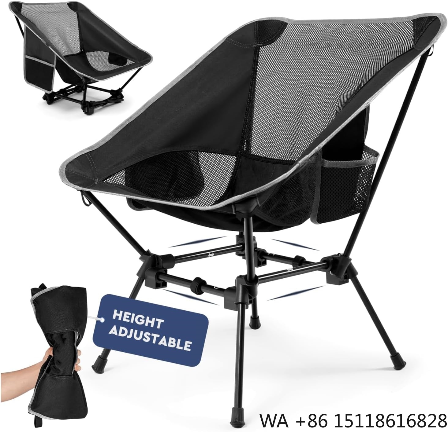 Outdoor Camping Recliner Chairs - كرسي تخييم خفيف الوزن، كرسي تخييم