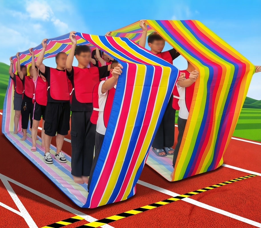 Outdoor Camping Games - أسطوانة سجادة الجري الممتعة من قماش