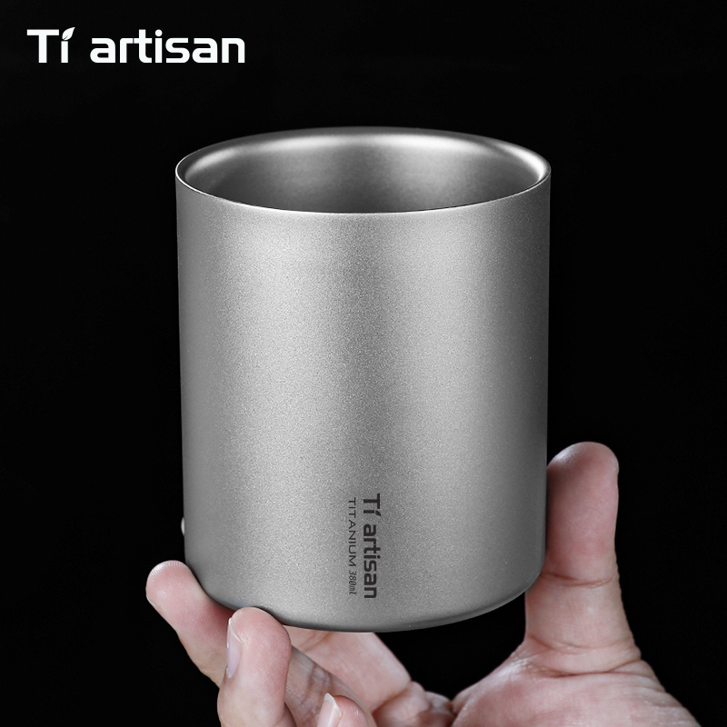 Outdoor Camping Games - Tiartisan 380 مللي كوب قهوة بدون
