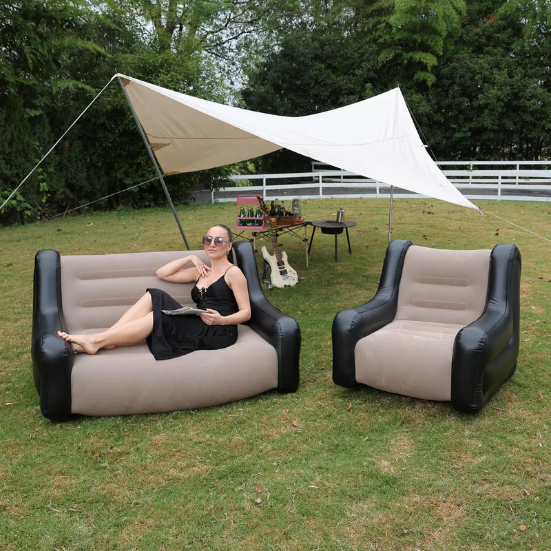سرير هوائي قابل للنفخ، أريكة ق - مراجعة Outdoor Camping Inflatable Tent وسعره