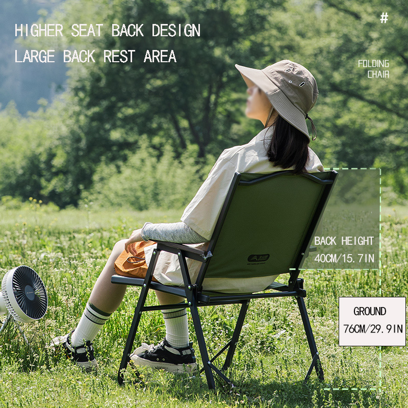 BISINNA-كرسي تخييم قابل للطي ف - مراجعة Outdoor Camping Recliner Chairs وسعره