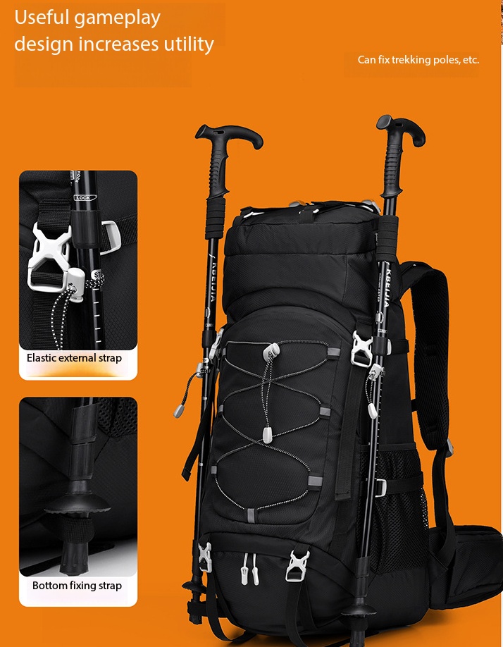 حقيبة ظهر احترافية للتنزه سعة  - مراجعة Outdoor Camping Backpack وسعره