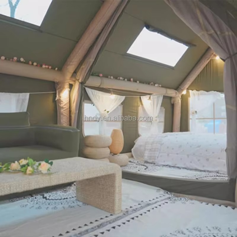 2025 أحدث تصميم المصنع الشتاء  - مراجعة Outdoor Camping Inflatable Tent وسعره
