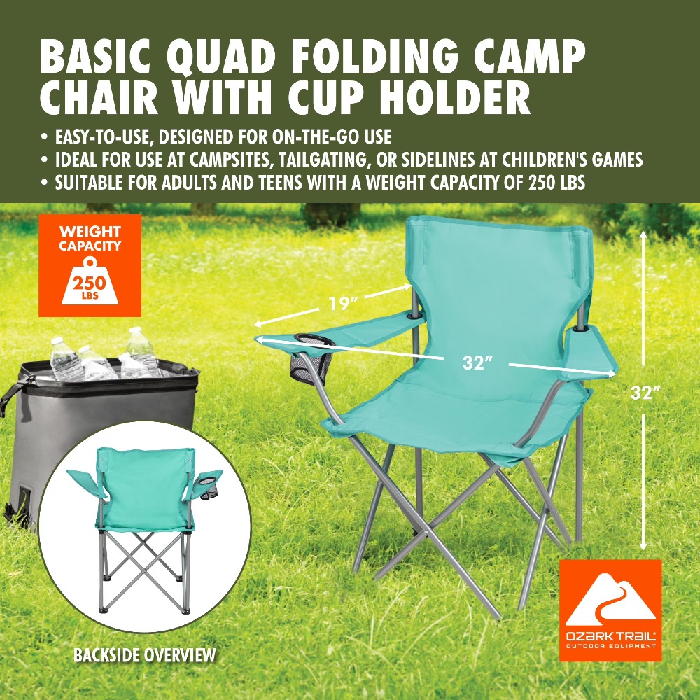 كرسي تخييم قابل للطي مع حامل أ - مراجعة Outdoor Camping Recliner Chairs وسعره
