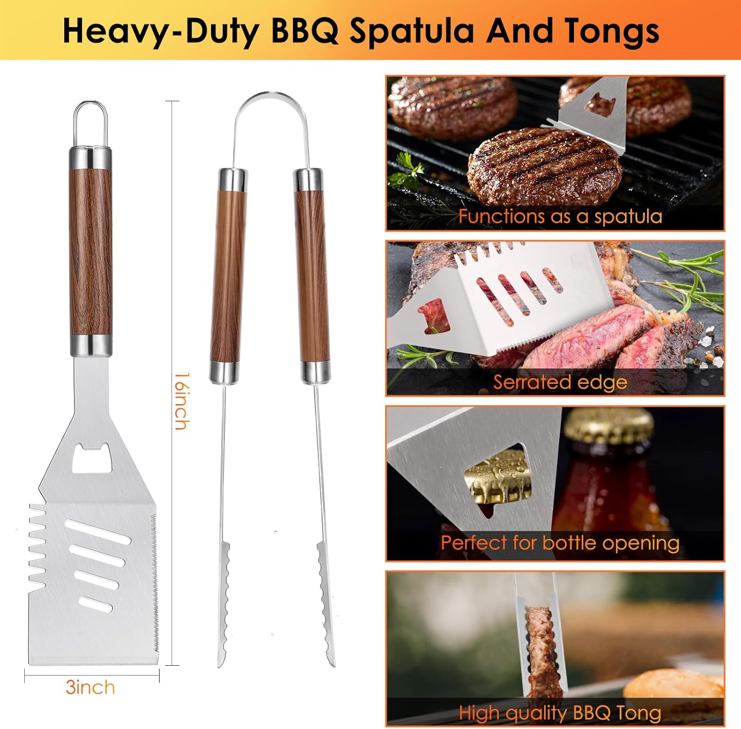 طقم أدوات شواء متين مكون من 34 - مراجعة Camp Utensil Set وسعره