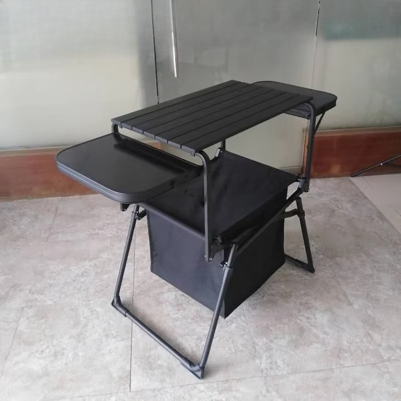 طاولة خارجية قابلة للطي من الص - مراجعة Outdoor Camping Kitchen Setup وسعره