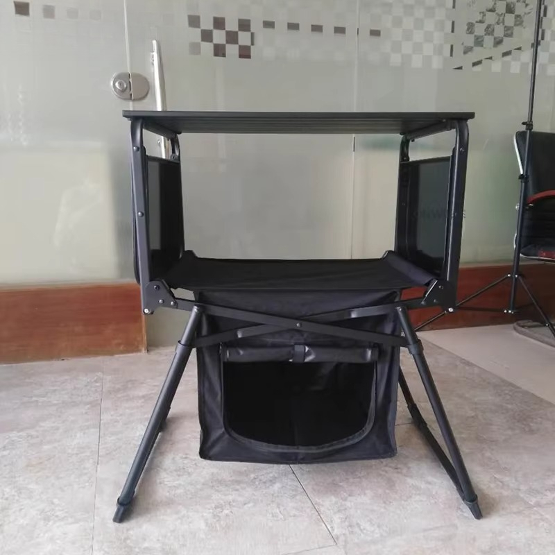 طاولة خارجية قابلة للطي من الص - مراجعة Outdoor Camping Kitchen Setup وسعره