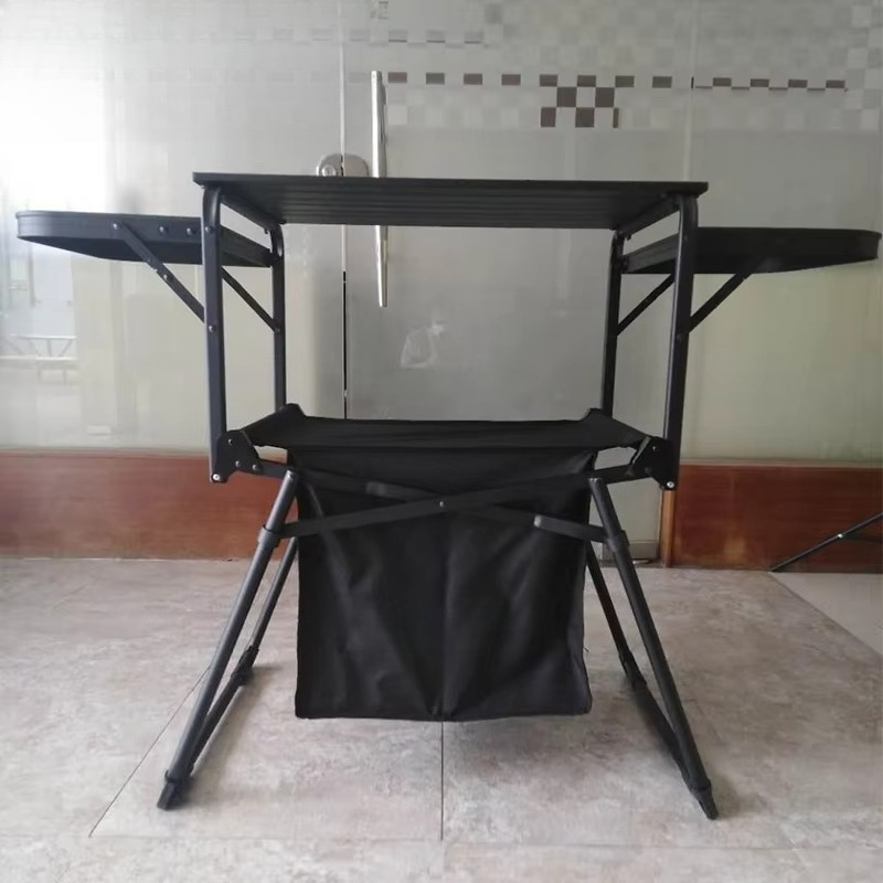 طاولة خارجية قابلة للطي من الص - مراجعة Outdoor Camping Kitchen Setup وسعره