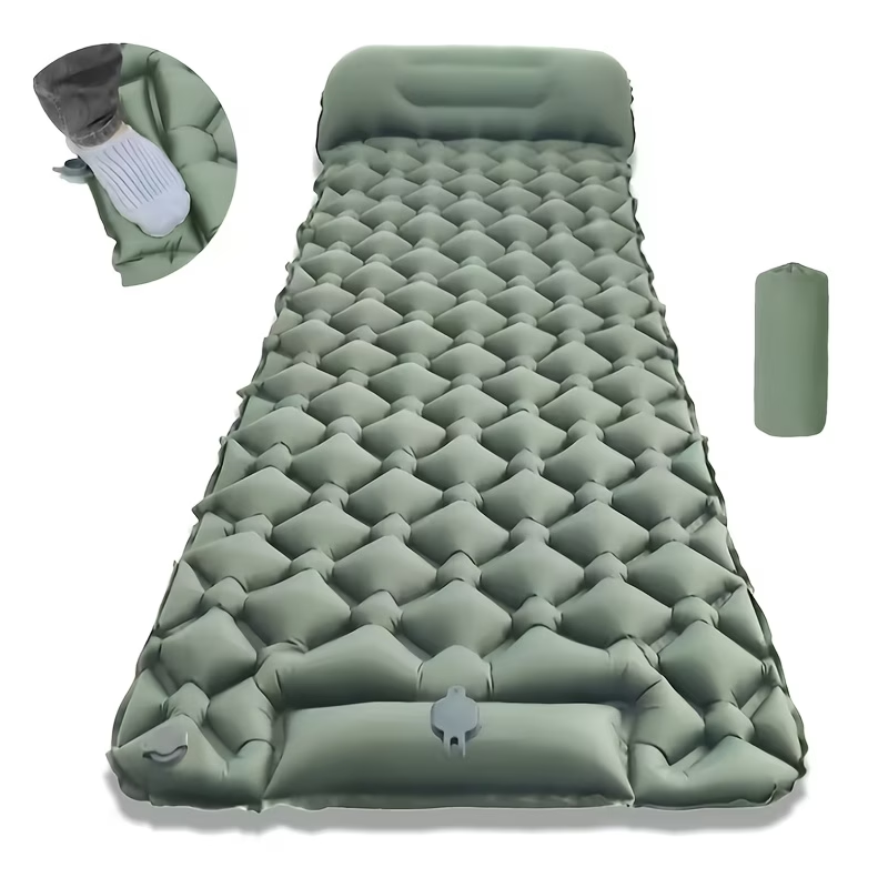 وسادة نوم قابلة للنفخ من مادة  - مراجعة Outdoor Camping Rug وسعره