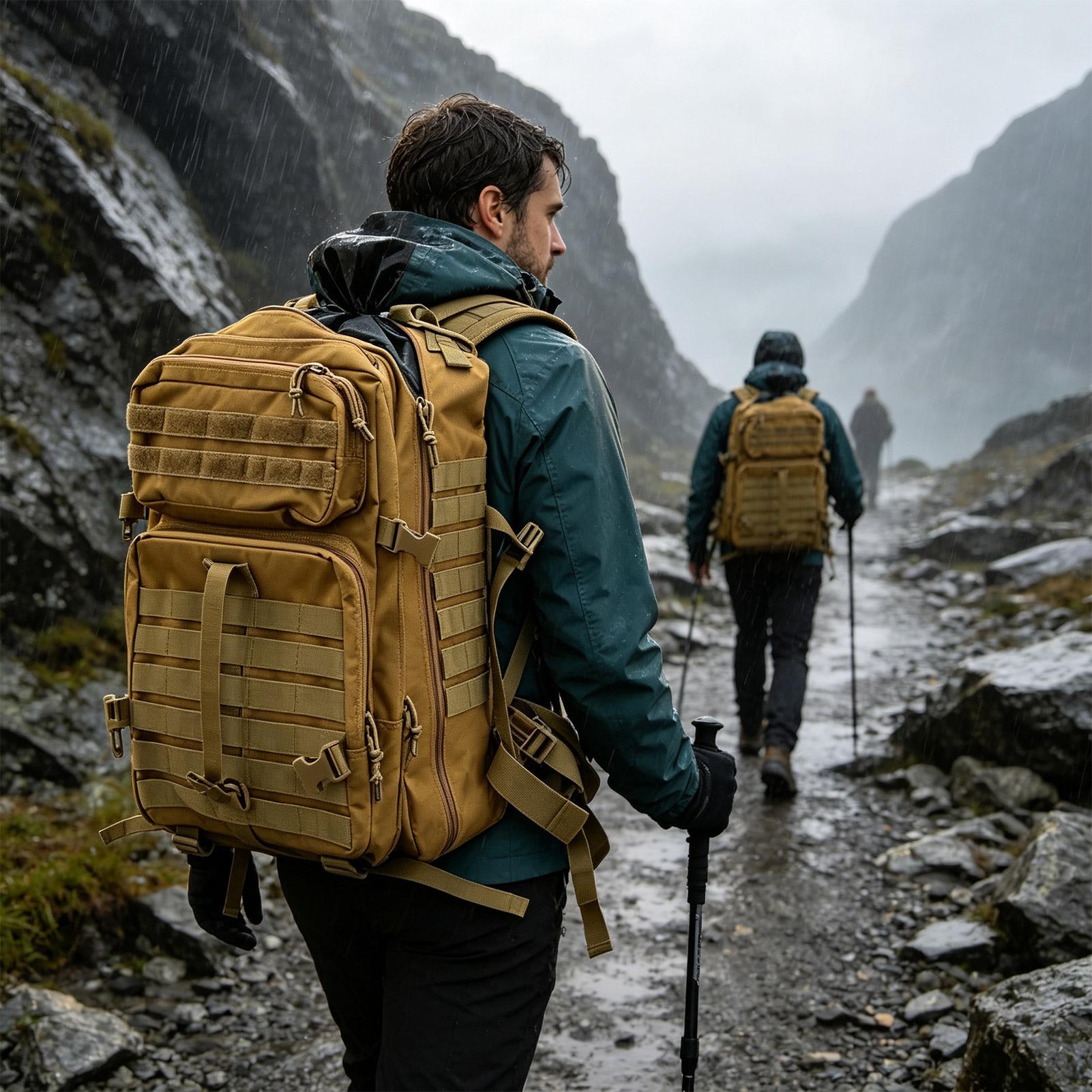 بطانة حقيبة ظهر مقاومة للماء،  - مراجعة Outdoor Camping Backpack وسعره