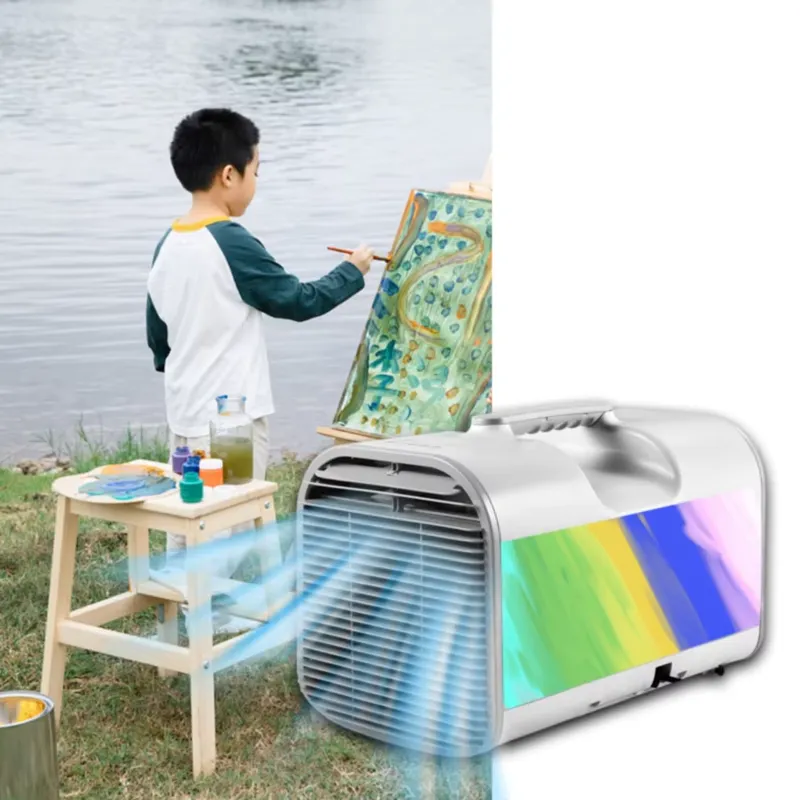مكيف هواء محمول صغير عالي الجو - مراجعة Outdoor Camping Air Conditioner وسعره