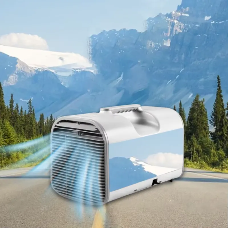 مكيف هواء محمول صغير عالي الجو - مراجعة Outdoor Camping Air Conditioner وسعره