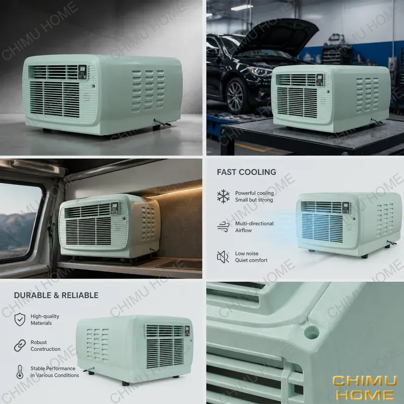 【CHIMU HOME】 مكيف هواء محمول ب - مراجعة Outdoor Camping Air Conditioner وسعره