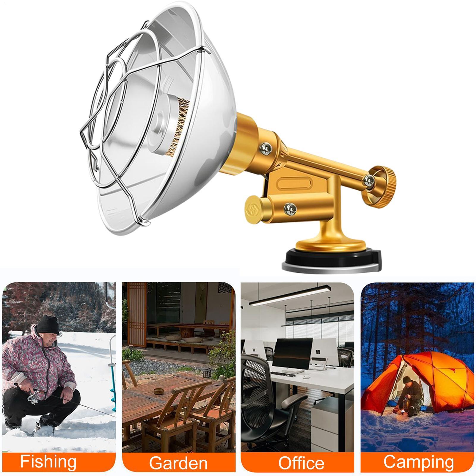 سخان التخييم اللاسلكي المحمول، - مراجعة Outdoor Camping Gas Heater وسعره