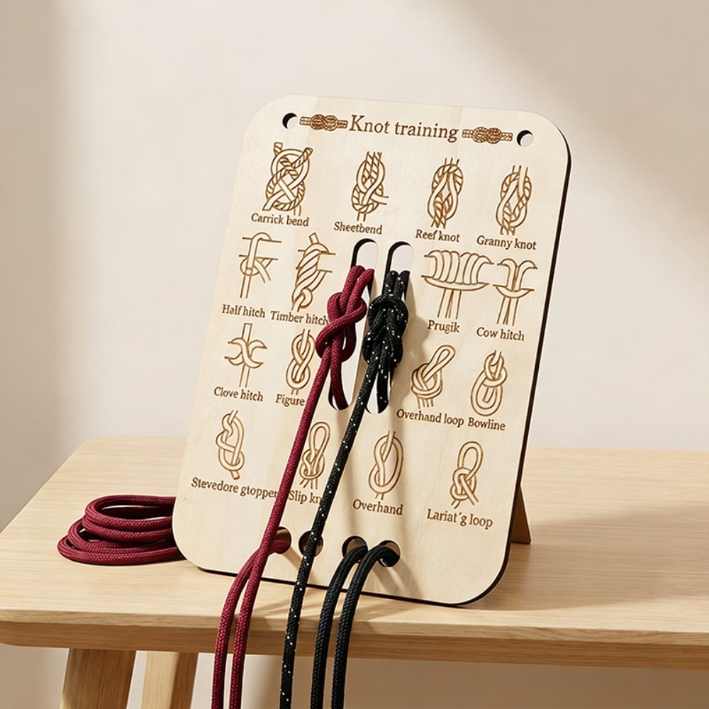لوح تعلم ربط العقد والحبال للب - مراجعة Camp Utensil Set وسعره