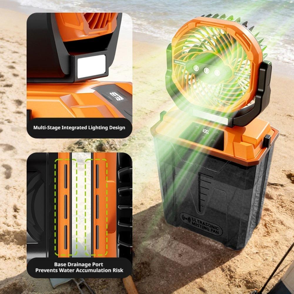 مروحة تبريد محمولة جديدة للاست - مراجعة Outdoor Camping Fans وسعره