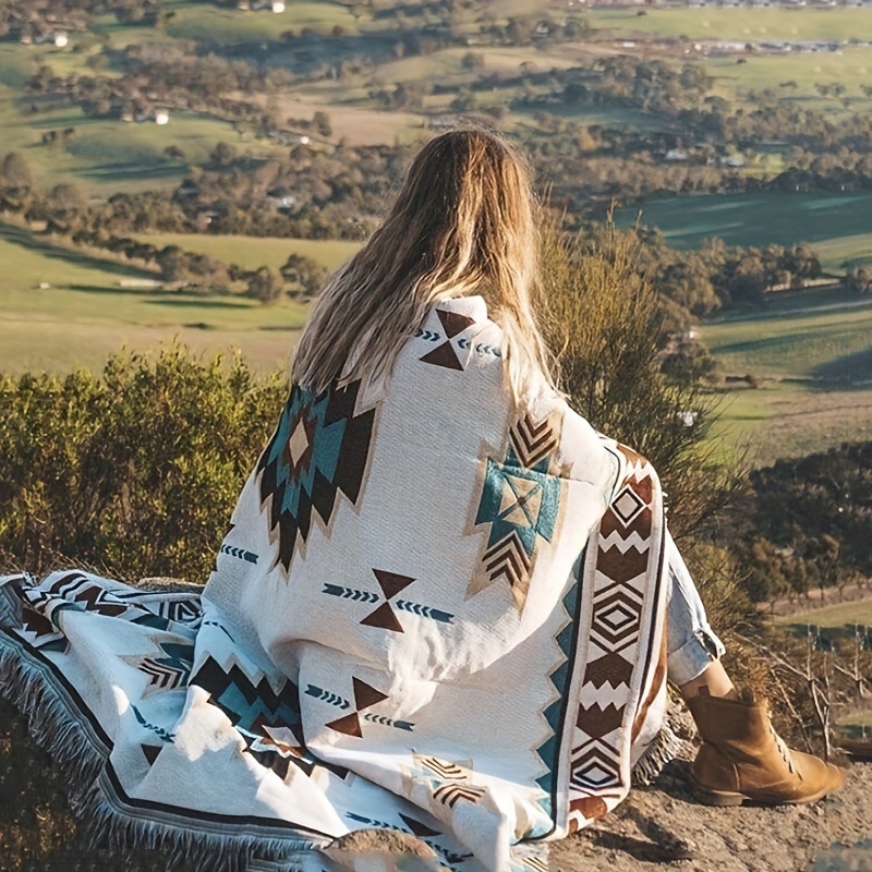 1 قطعة المفارش الرجعية البوهيم - مراجعة Outdoor Camping Rug وسعره