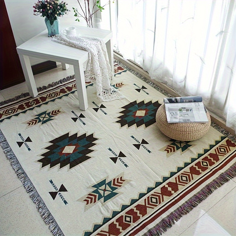 1 قطعة المفارش الرجعية البوهيم - مراجعة Outdoor Camping Rug وسعره