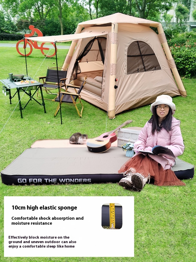 فراش تخييم ذاتي النفخ من لوهاس - مراجعة Outdoor Camping Rug وسعره