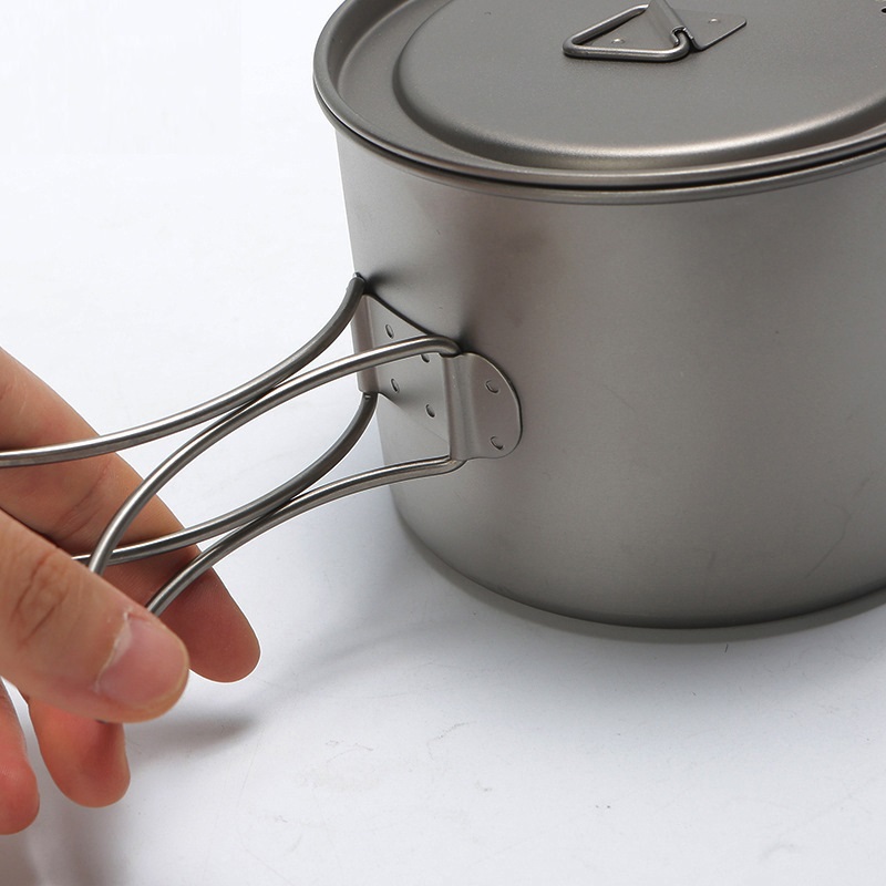 وعاء طبخ تيتانيوم بمقبض معلق ، - مراجعة Camp Utensil Set وسعره
