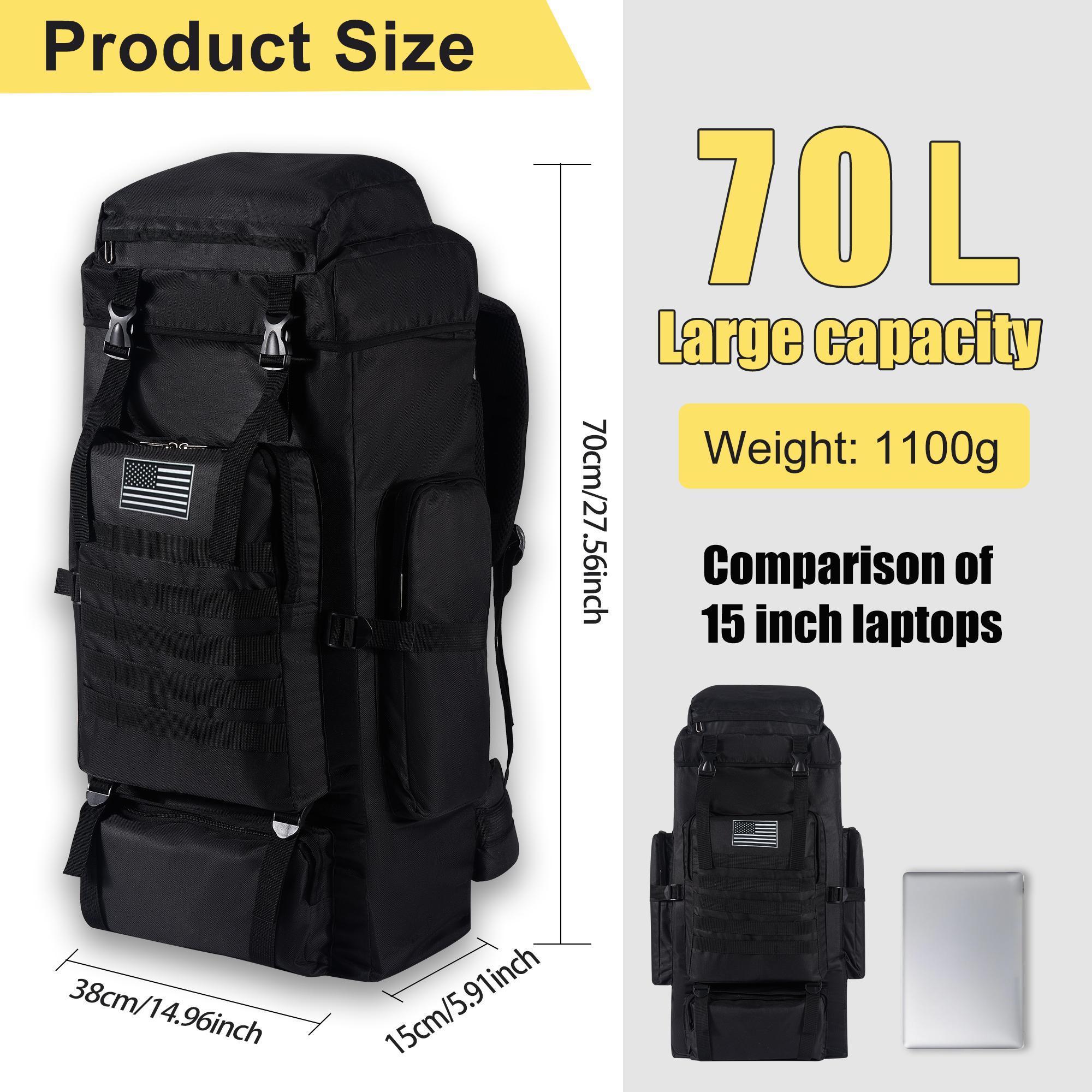 حقيبة ظهر احترافية للتنزه سعة  - مراجعة Outdoor Camping Backpack وسعره