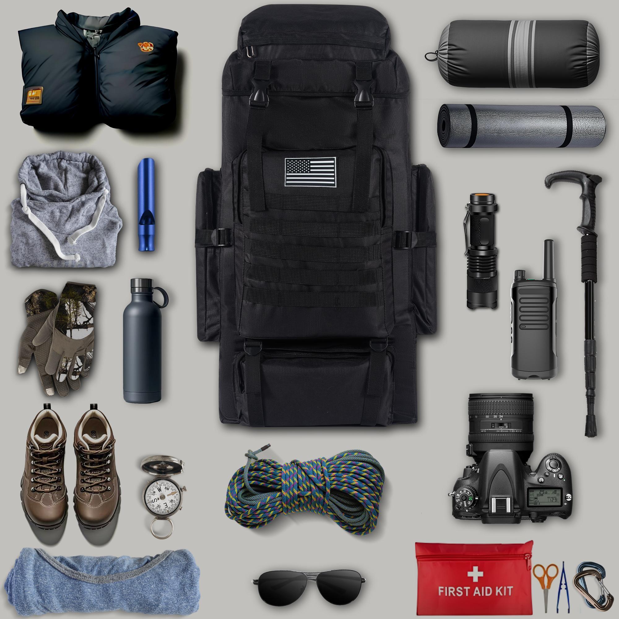 حقيبة ظهر احترافية للتنزه سعة  - مراجعة Outdoor Camping Backpack وسعره
