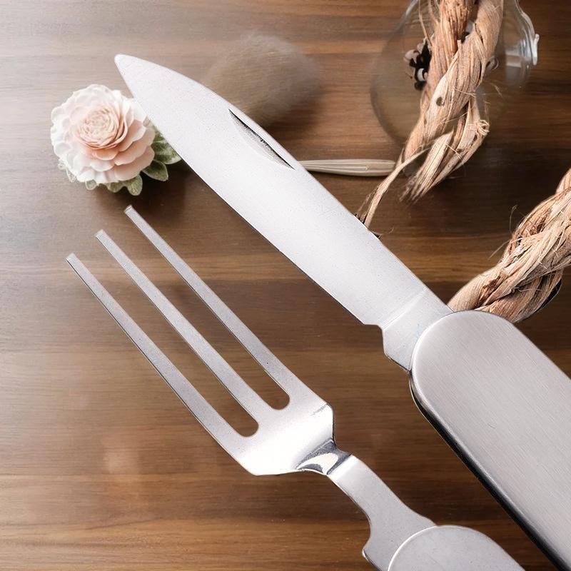 مجموعة أدوات التخييم القابلة ل - مراجعة Camp Utensil Set وسعره