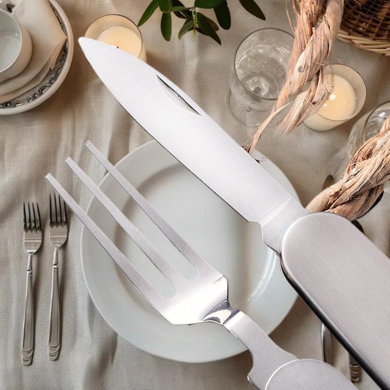 مجموعة أدوات التخييم القابلة ل - مراجعة Camp Utensil Set وسعره