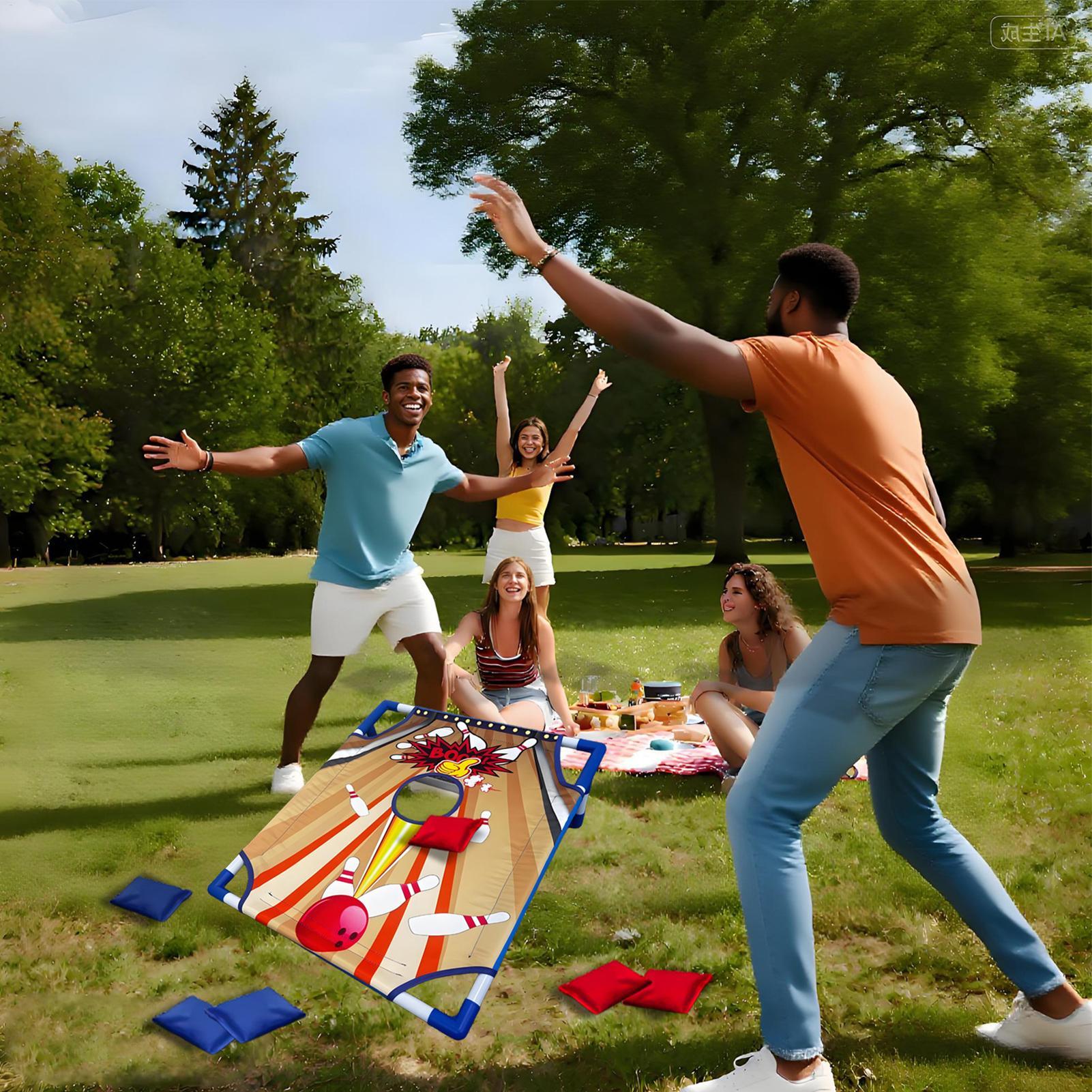 لعبة رمي أكياس الفول للأطفال،  - مراجعة Outdoor Camping Games For Adults وسعره