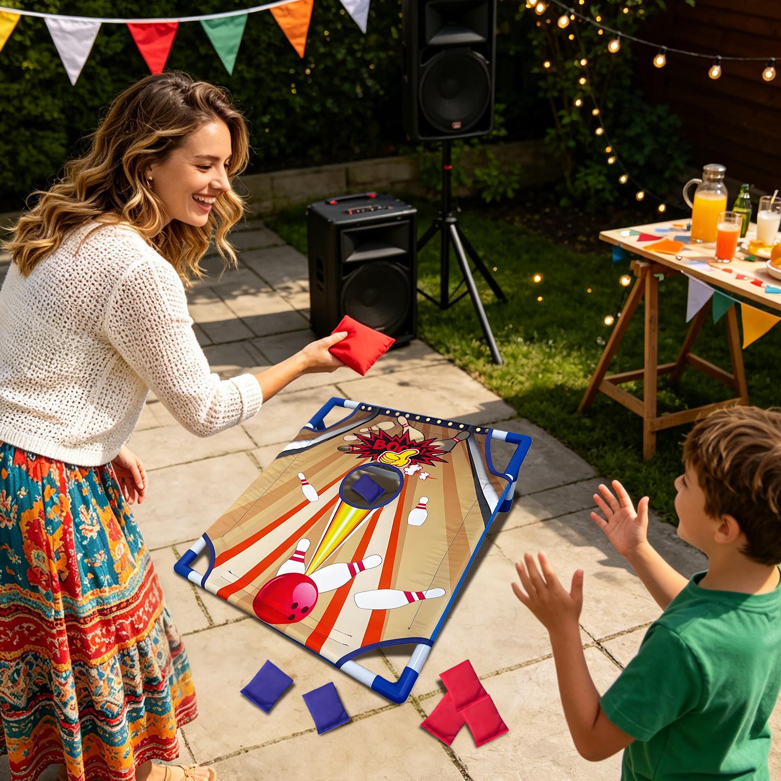 لعبة رمي أكياس الفول للأطفال،  - مراجعة Outdoor Camping Games For Adults وسعره
