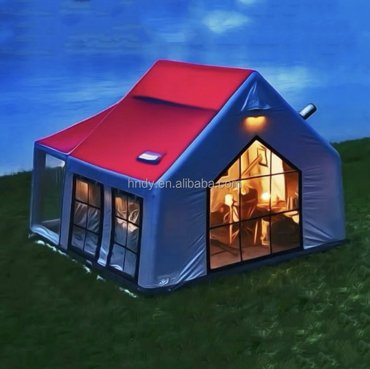 أحدث خيمة عائلية كبيرة قابلة ل - مراجعة Outdoor Camping Inflatable Tent وسعره