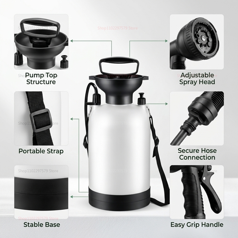 دش تخييم محمول سعة 5 لتر مع مض - مراجعة Outdoor Camping Backpack وسعره