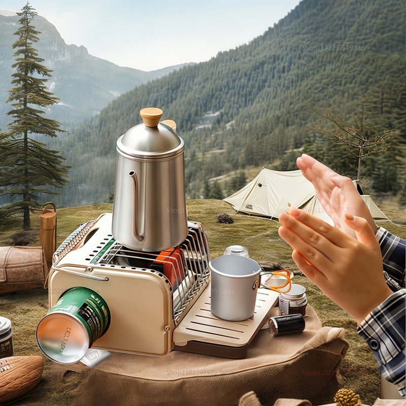 موقد غاز محمول للتخييم بقوة 12 - مراجعة Outdoor Camping Gas Heater وسعره