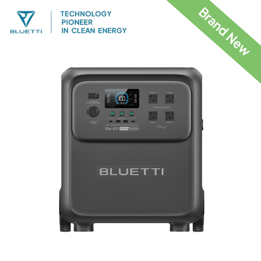 محطة طاقة شمسية BLUETTI Elite  - مراجعة Outdoor Camping Van وسعره