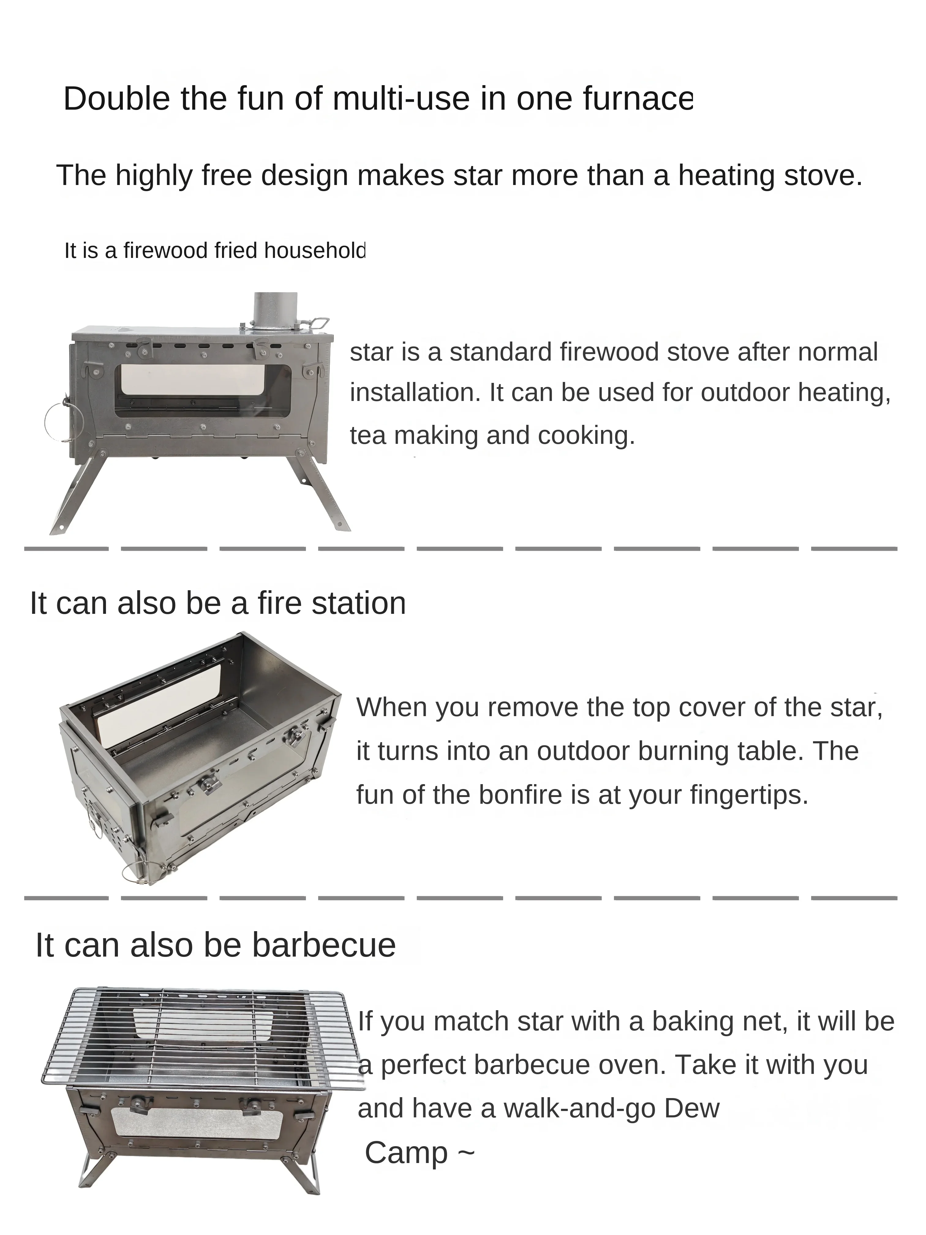 WT Star Ti سبائك التيتانيوم لل - مراجعة Outdoor Camping Gas Heater وسعره