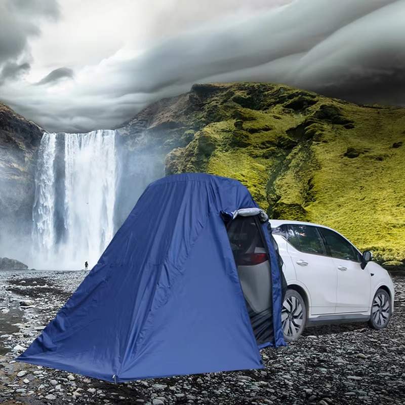 Suv الباب الخلفي في الهواء الط - مراجعة Outdoor Camping Van Tent وسعره