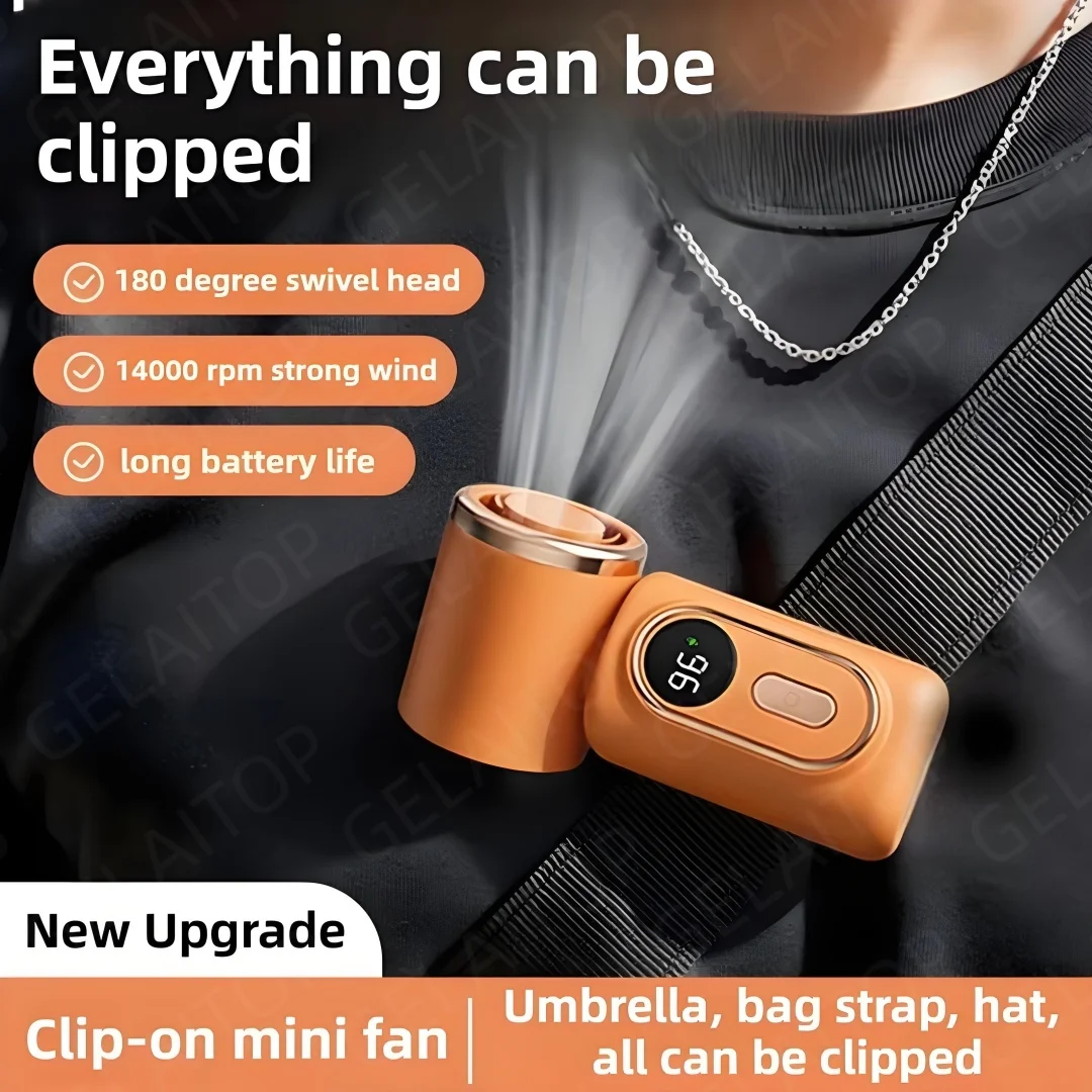 مروحة محمولة صغيرة مع مشبك ومظ - مراجعة Outdoor Camping Fans وسعره