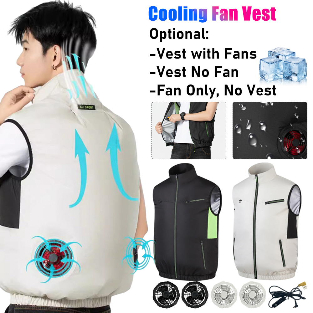 2025 سترة مروحة التبريد مكيف ا - مراجعة Outdoor Camping Air Conditioner وسعره