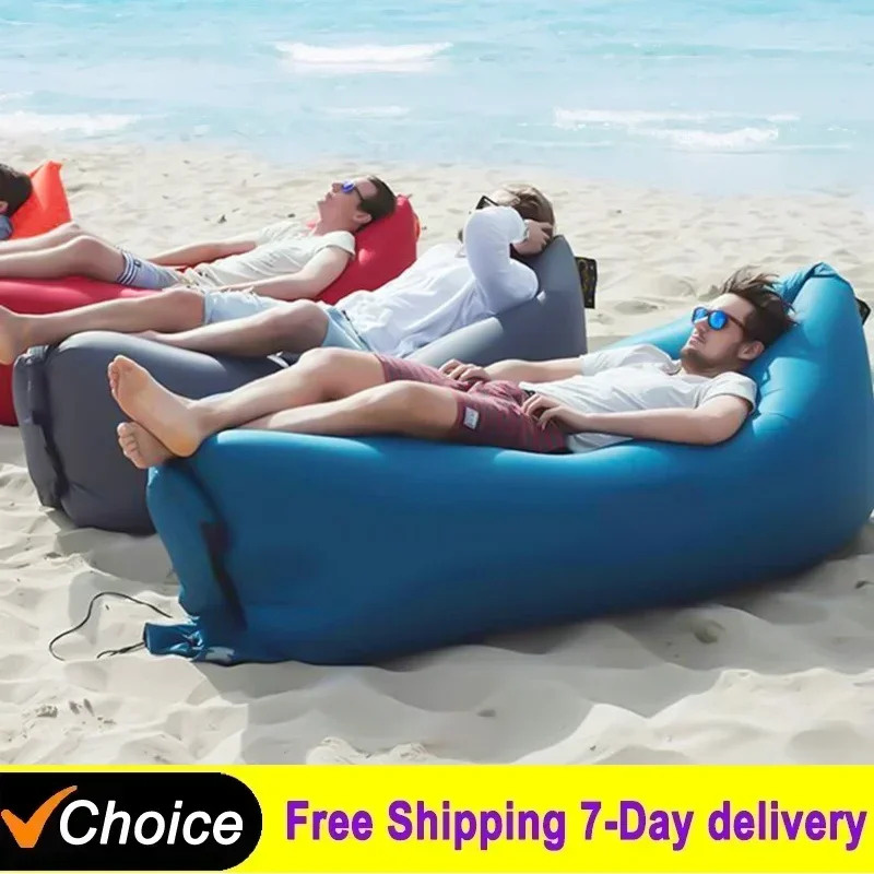 أريكة هوائية محمولة للاستخدام  - مراجعة Outdoor Camping Recliner Chairs وسعره