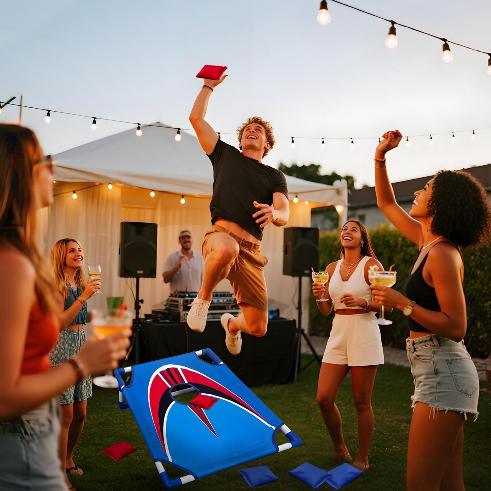 لعبة رمي أكياس الفول التفاعلية - مراجعة Outdoor Camping Games For Adults وسعره