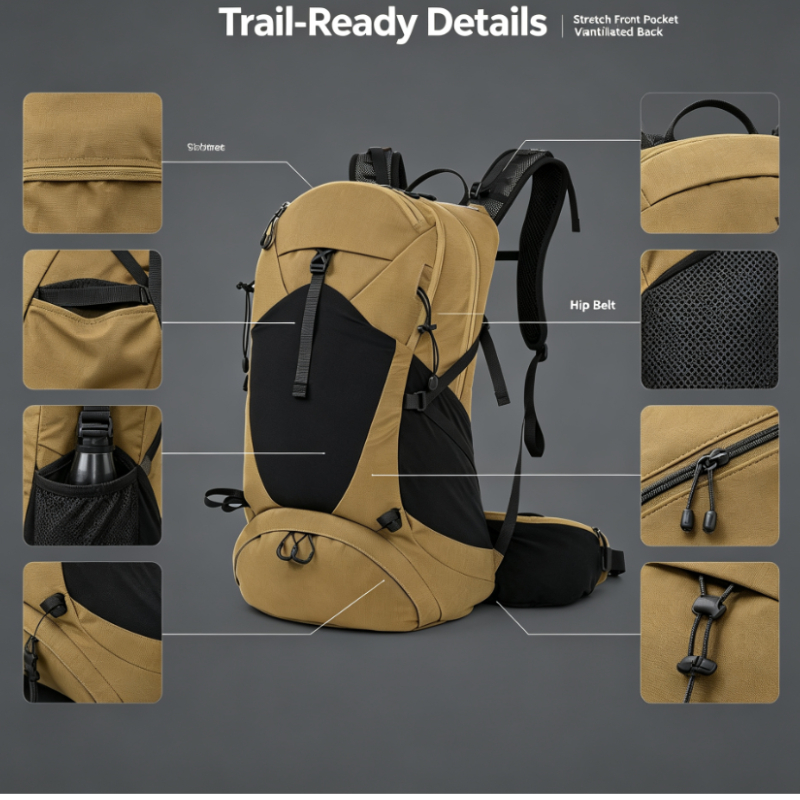 حقيبة ظهر كبيرة مقاومة للماء و - مراجعة Outdoor Camping Backpack وسعره