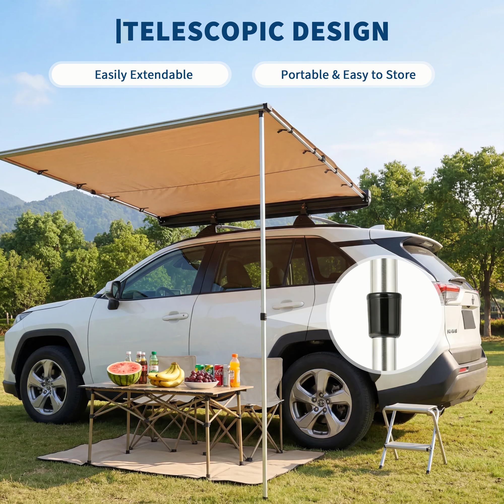 مظلة سقف لسيارات الدفع الرباعي - مراجعة Outdoor Camping Van وسعره