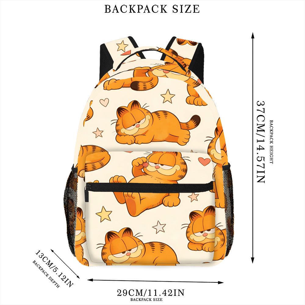 حقيبة ظهر مضحكة على شكل غارفيل - مراجعة Outdoor Camping Backpack وسعره
