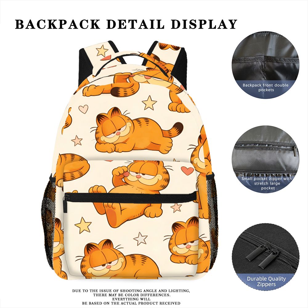 حقيبة ظهر مضحكة على شكل غارفيل - مراجعة Outdoor Camping Backpack وسعره