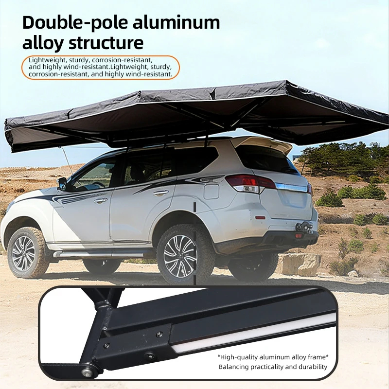 مظلة سيارة على شكل مروحة للتخي - مراجعة Outdoor Camping Fans وسعره